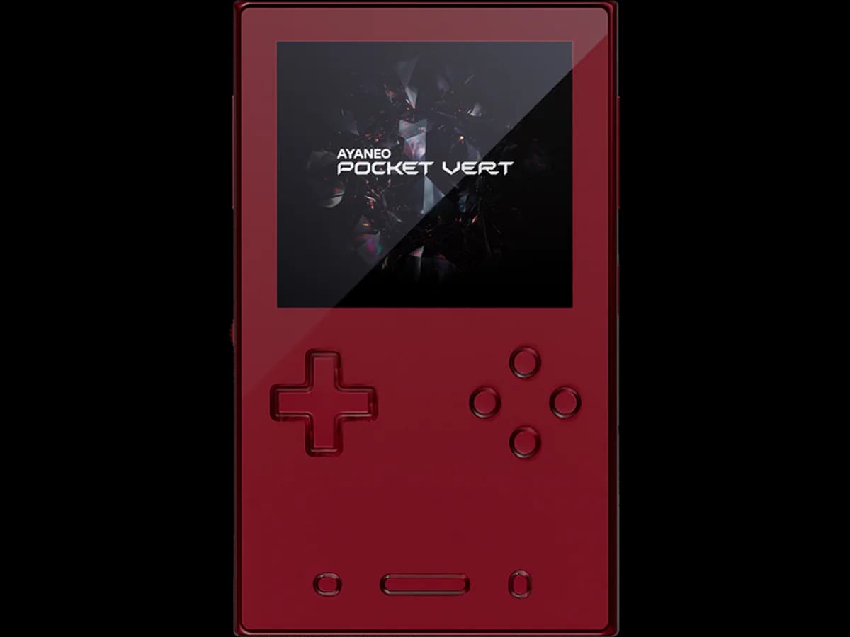AYANEO Pocket VERT handheld gaming device.