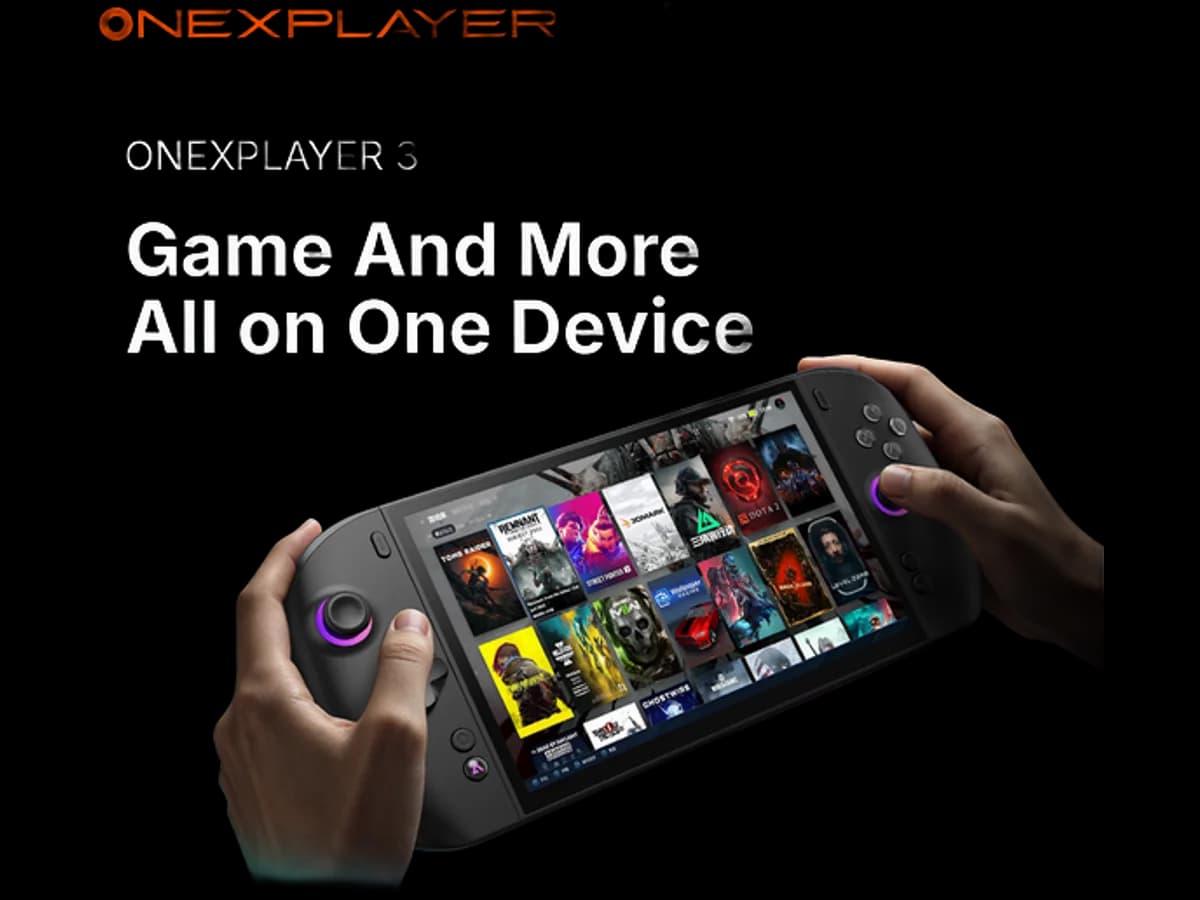 OneXPlayer 3 handheld gaming device.