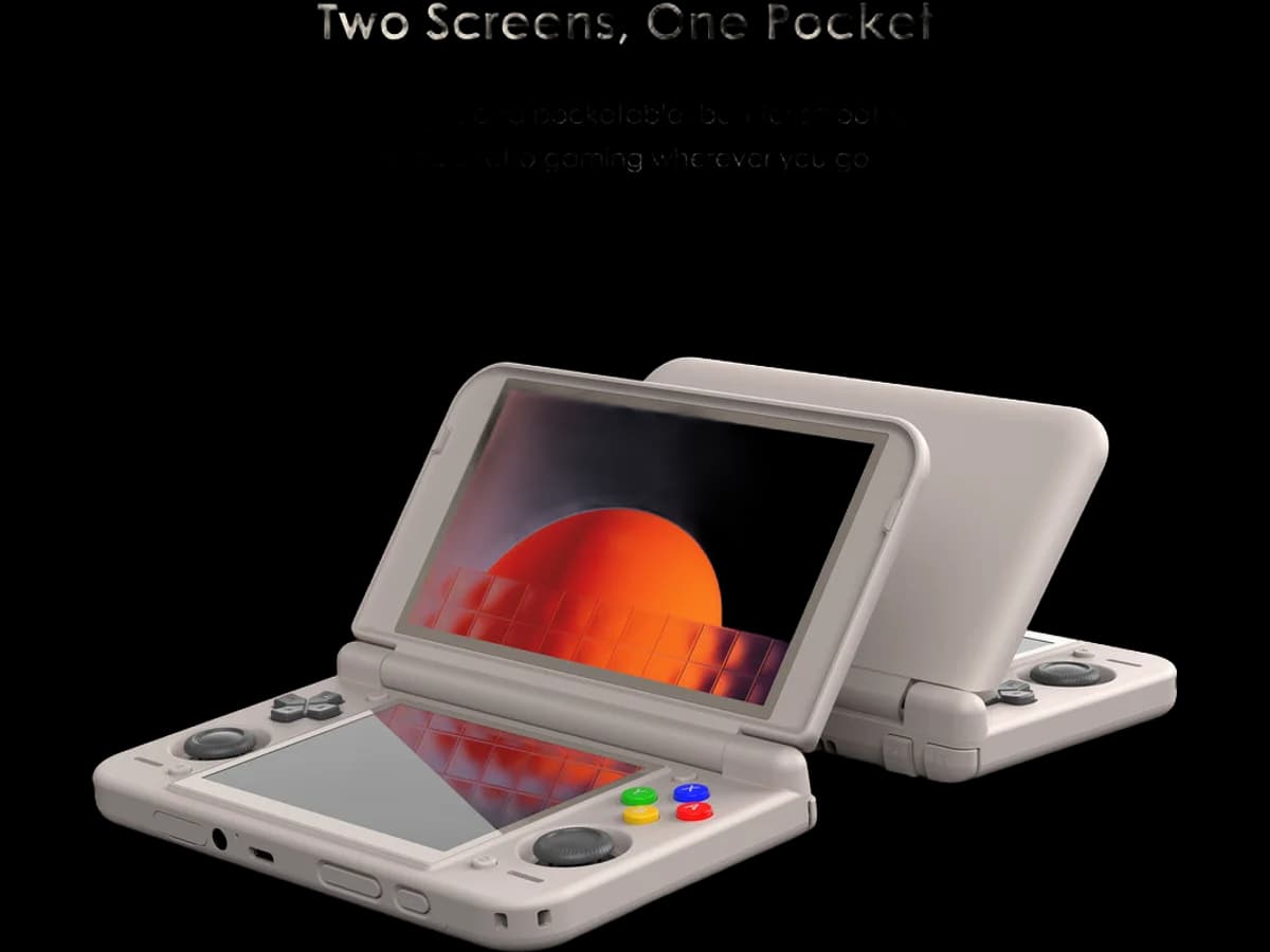 Retroid Pocket Duo Lite handheld gaming device.