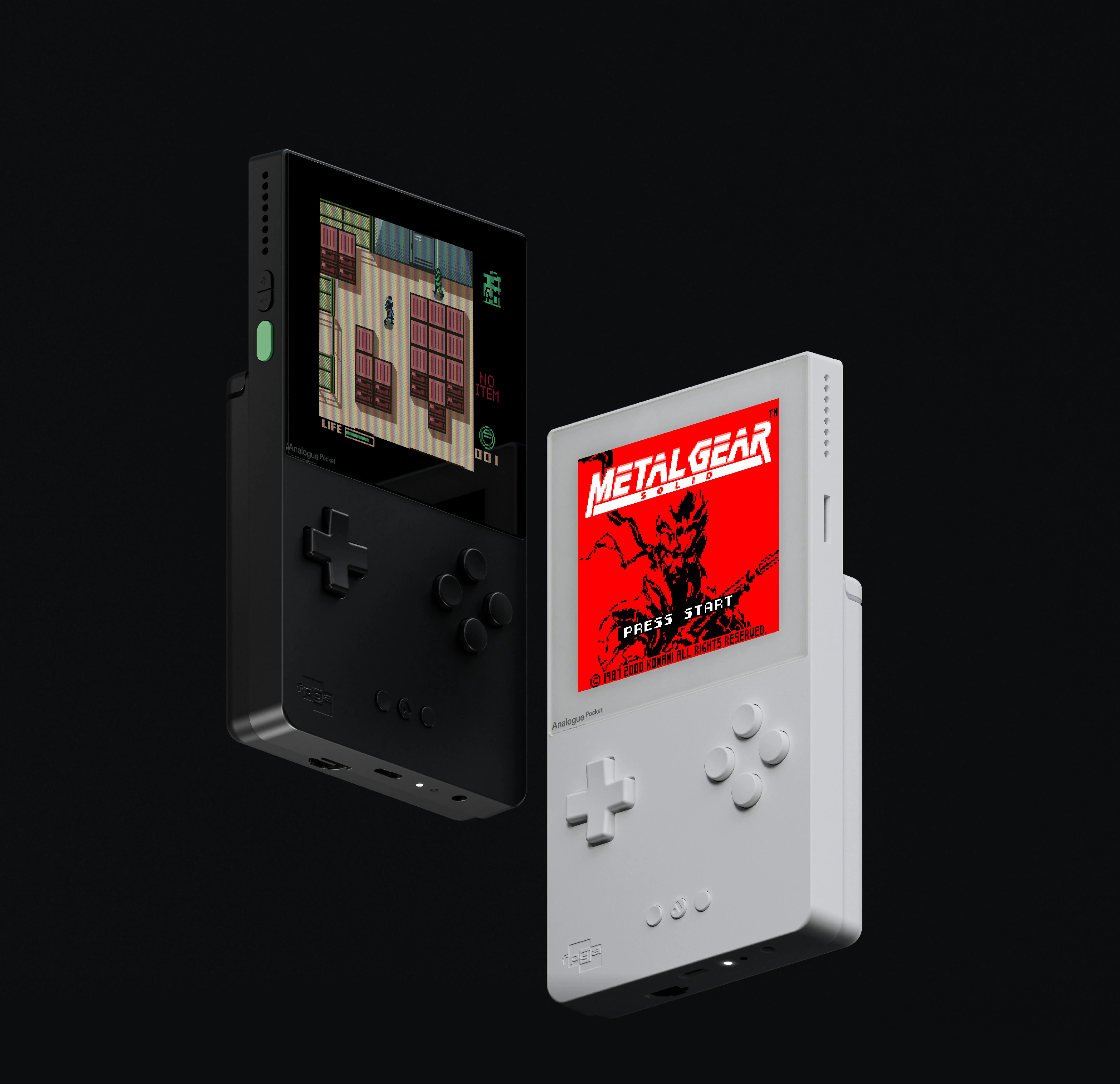 Analogue Pocket handheld gaming device.