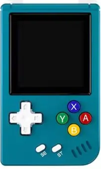 Anbernic RG Nano handheld gaming device.