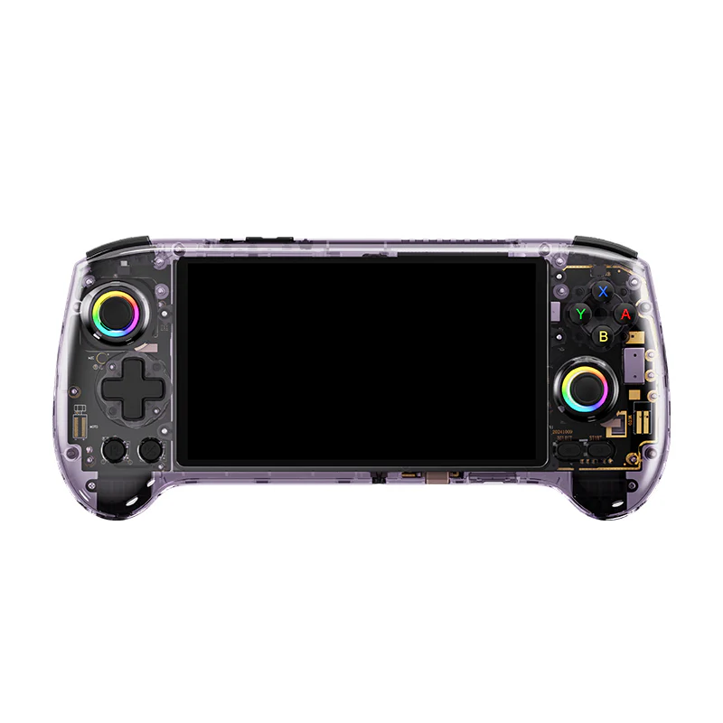 Anbernic RG557 handheld gaming device.