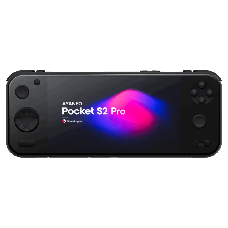 AYANEO Pocket S2 handheld gaming device.