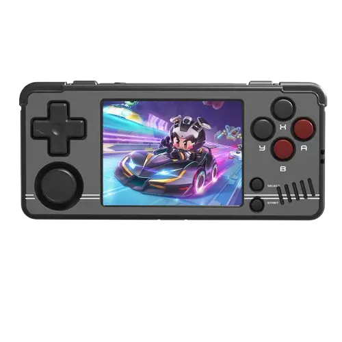 Miyoo A30 handheld gaming device.
