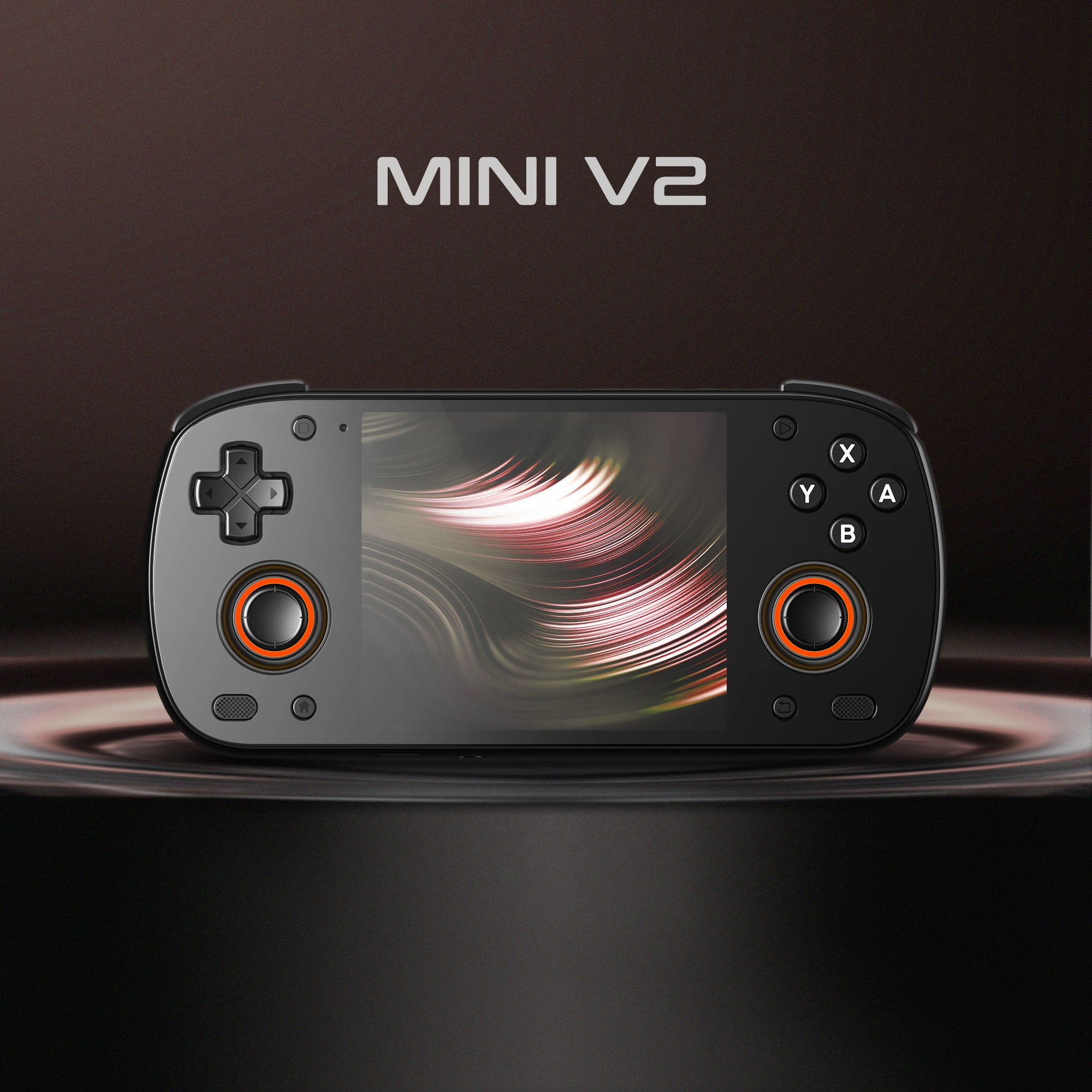 Retroid Pocket Mini V2 handheld gaming device.
